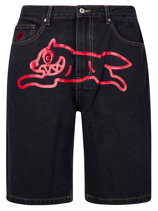 26SS 아이스크림 데님 숏팬츠 ICD003BLACK DOM