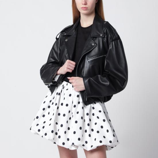 26SS 스워드 가죽 자켓 8203SPM Black