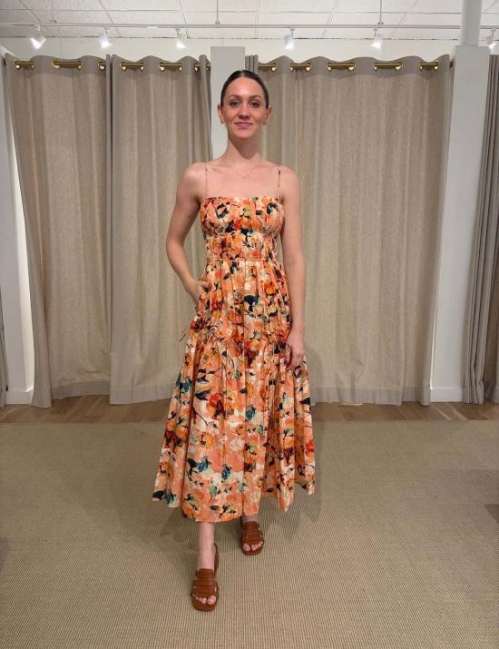  울라 존슨 롱 원피스 비드리 카미 드레스 - ULLA JOHNSON