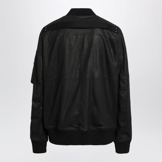 26SS 릭 오웬스 가죽 자켓 RU01F2778LBF Black - RICK OWENS