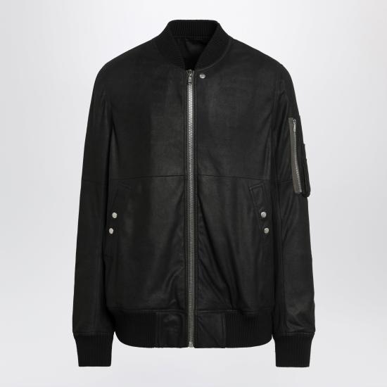 26SS 릭 오웬스 가죽 자켓 RU01F2778LBF Black