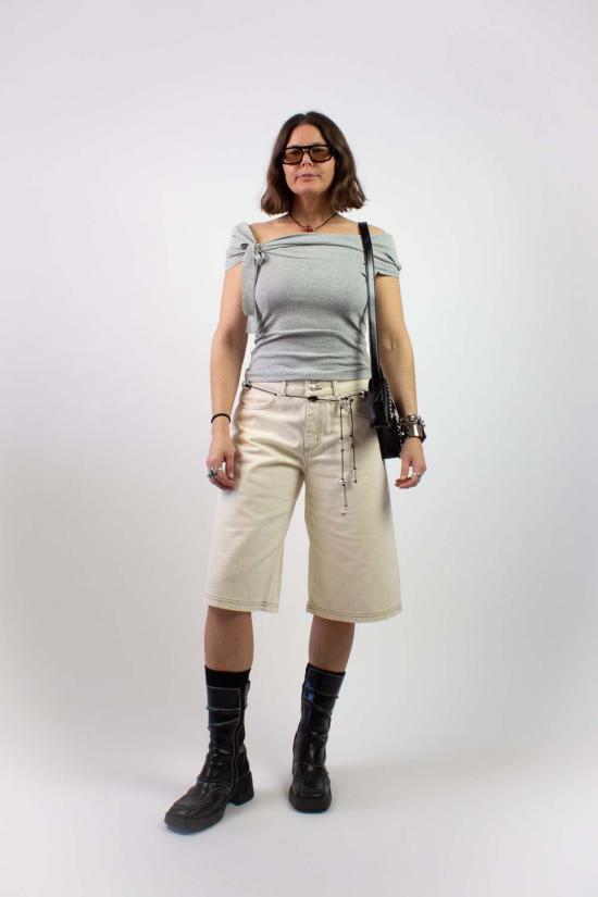  호스비에르그 데님 숏팬츠 브리 쇼츠