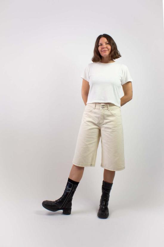  호스비에르그 데님 숏팬츠 브리 쇼츠 - HOSBJERG