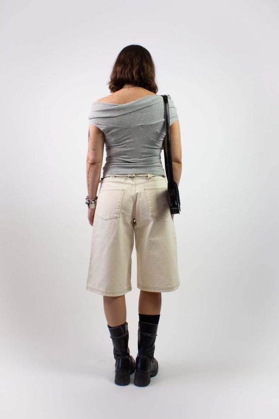  호스비에르그 데님 숏팬츠 브리 쇼츠 - HOSBJERG