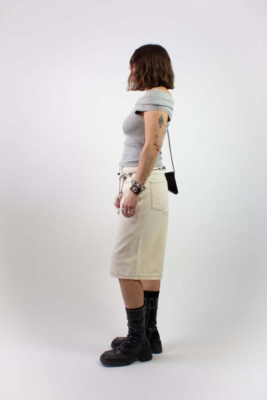  호스비에르그 데님 숏팬츠 브리 쇼츠 - HOSBJERG