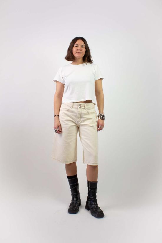  호스비에르그 데님 숏팬츠 브리 쇼츠 - HOSBJERG