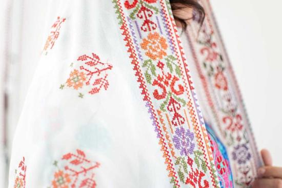  Deerah 머플러/스카프 디라 전통 자수 팔레스타인 머리 장식 숄 - OTHER BRANDS