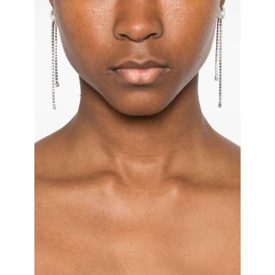  셀프 포트레이트 이어링 주얼리 귀걸이 실버/화이트 - SELF PORTRAIT