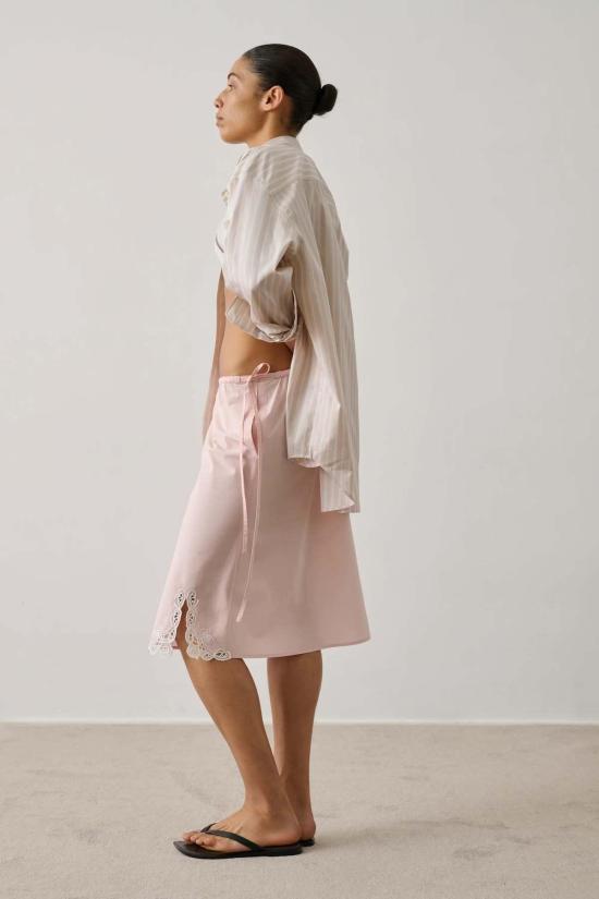  쉐르 숏 스커트 소에르 후나  페일 로즈 - SOEUR