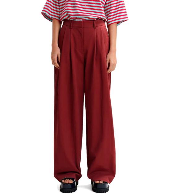 26SS 에센셜앤트워프 스트레이트 팬츠 JAZMINE DT08 34 Red - ESSENTIEL ANTWERP