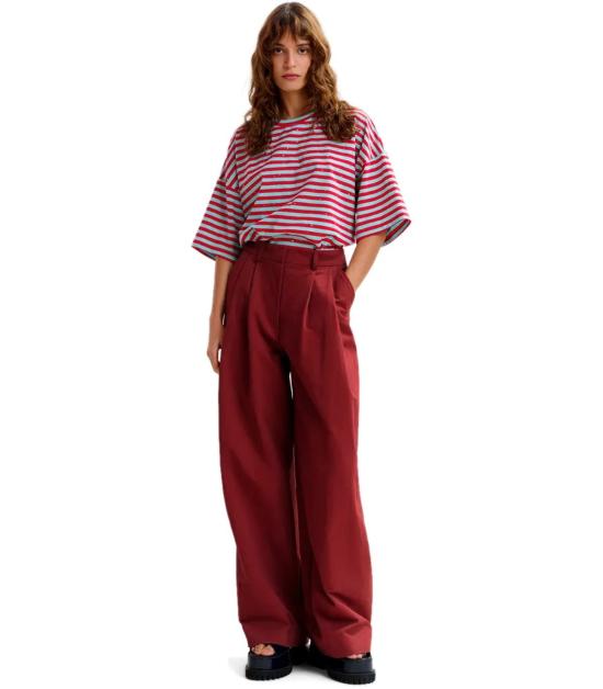 26SS 에센셜앤트워프 스트레이트 팬츠 JAZMINE DT08 34 Red - ESSENTIEL ANTWERP