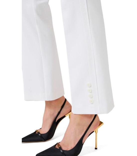 26SS 엘리자베타프랜치 스트레이트 팬츠 PA16861E2 360 38 Ivory - ELISABETTA FRANCHI
