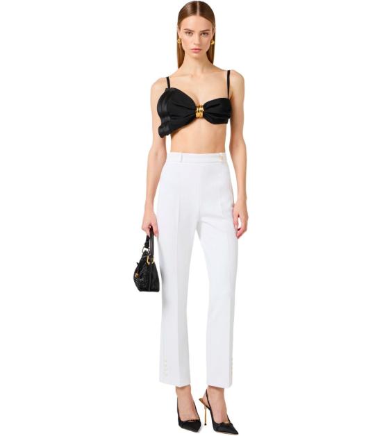 26SS 엘리자베타프랜치 스트레이트 팬츠 PA16861E2 360 38 Ivory - ELISABETTA FRANCHI