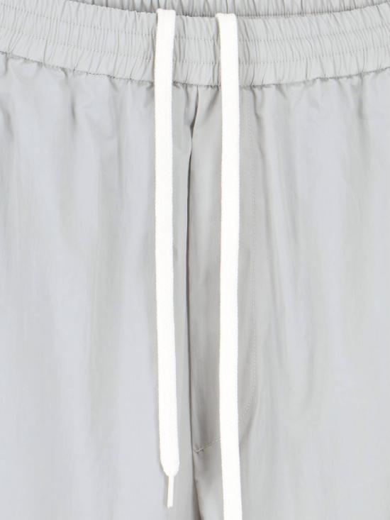  MM6 메종마르지엘라 스트레이트 팬츠 Mm6 메종 마르지엘라 와이드 레그 팬츠 그레이 - MM6 MAISON MARGIELA