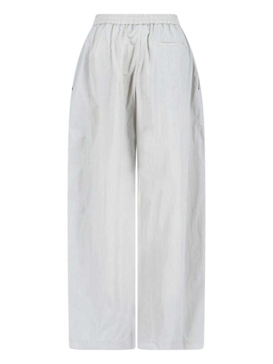  MM6 메종마르지엘라 스트레이트 팬츠 Mm6 메종 마르지엘라 와이드 레그 팬츠 그레이 - MM6 MAISON MARGIELA
