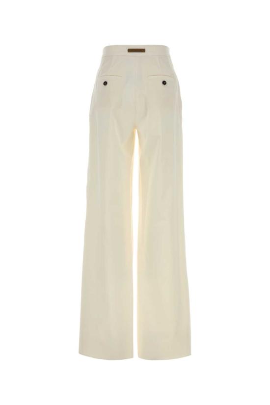 26SS 막스마라 스트레이트 팬츠 2611131191600 001 White - MAX MARA