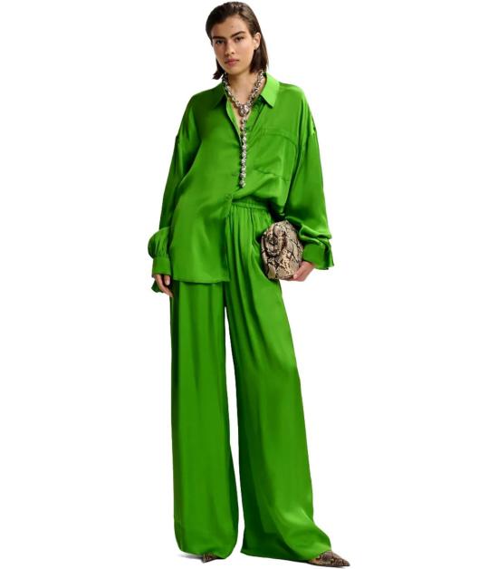 26SS 에센셜앤트워프 스트레이트 팬츠 JULISSA SG23 38 Green - ESSENTIEL ANTWERP