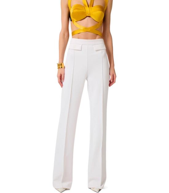 26SS 엘리자베타프랜치 스트레이트 팬츠 PA17161E2 360 40 Ivory - ELISABETTA FRANCHI