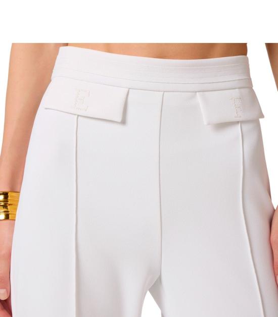 26SS 엘리자베타프랜치 스트레이트 팬츠 PA17161E2 360 40 Ivory - ELISABETTA FRANCHI