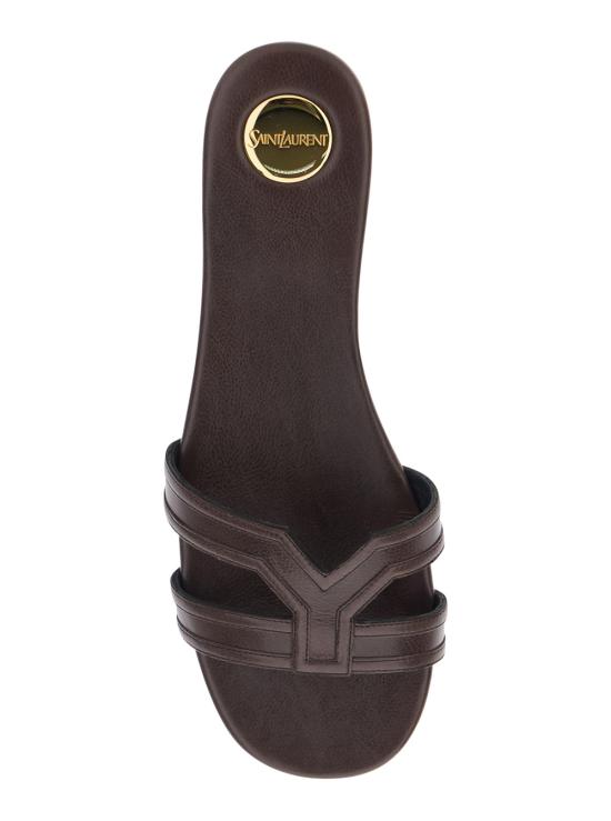 26SS 생로랑 샌들 86185325V002128 Brown - SAINT LAURENT
