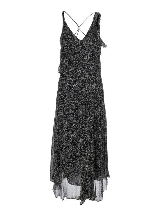 26SS 이자벨마랑에뚜왈 롱 원피스 RO1002FAD1J08EBKEC Black