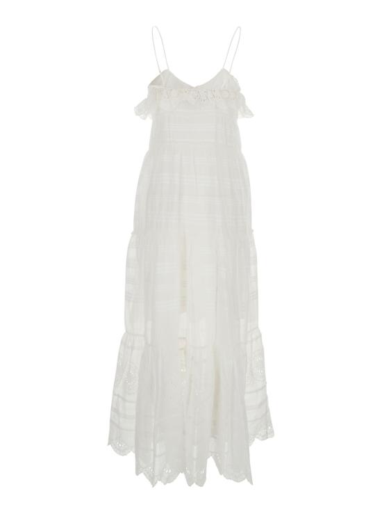 26SS 이자벨마랑에뚜왈 롱 원피스 RO0951FAD1J05E20WH White - ISABEL MARANT ETOILE