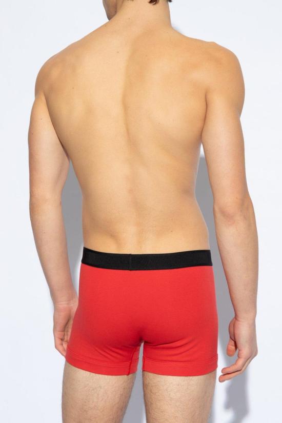  톰포드 팬티 톰 포드 로고 허리밴드 복서 팬티 (레드) - TOMFORD