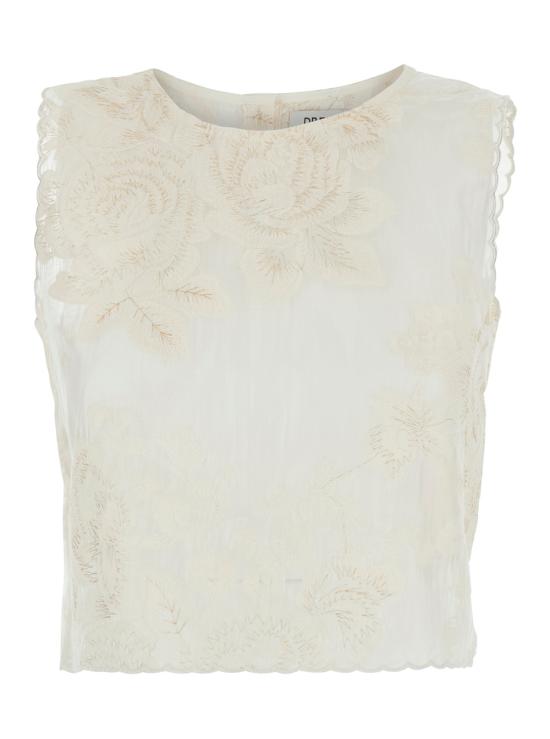 26SS DREAM CATCHER 민소매 티셔츠 D607XW07X71 White