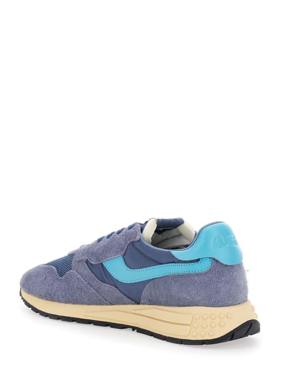 26SS 오트리 릴윈드 로우 나일론 스웨이드 스니커즈 WWLMUT37AGATABLUCUR Blu - AUTRY