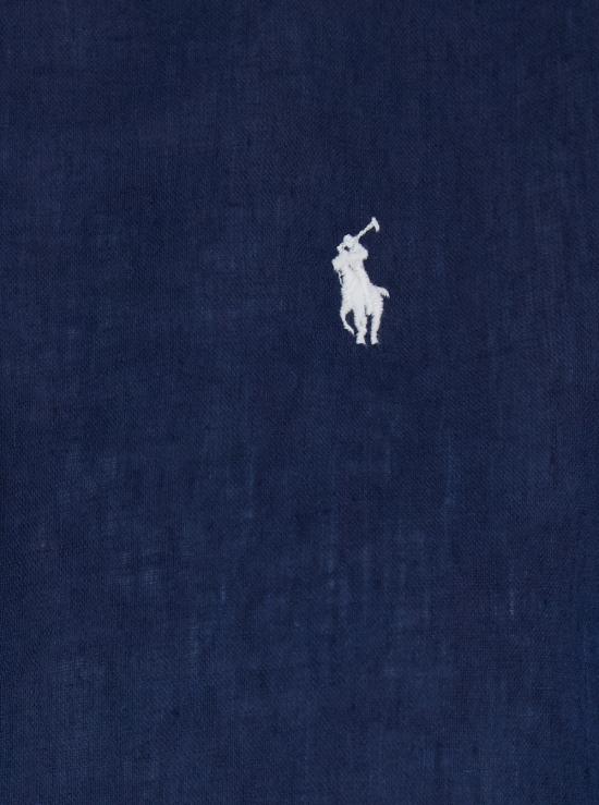 26SS 폴로 랄프로렌 포니 자수 리넨 셔츠 (211970730009) 211970730519 Blu - POLO RALPH LAUREN