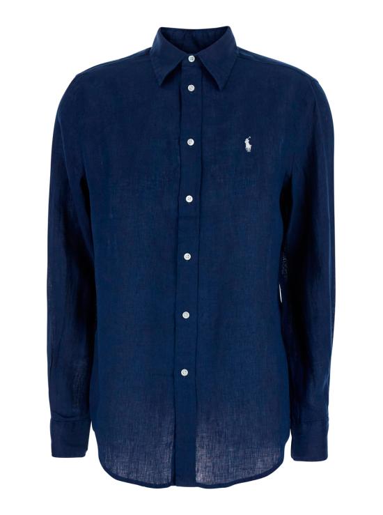 26SS 폴로 랄프로렌 포니 자수 리넨 셔츠 (211970730009) 211970730519 Blu