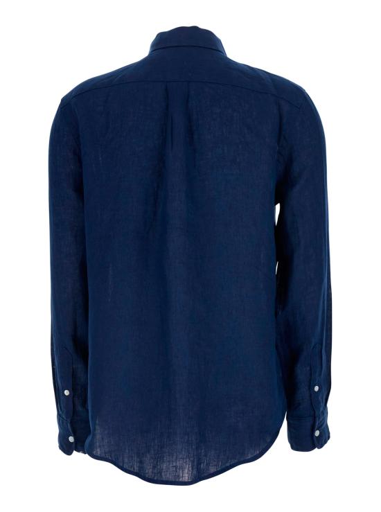 26SS 폴로 랄프로렌 포니 자수 리넨 셔츠 (211970730009) 211970730519 Blu - POLO RALPH LAUREN