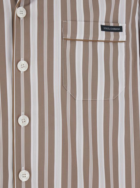 26SS 돌체앤가바나 긴팔 셔츠 G5OL9TFR526S8052 Brown - DOLCE & GABBANA