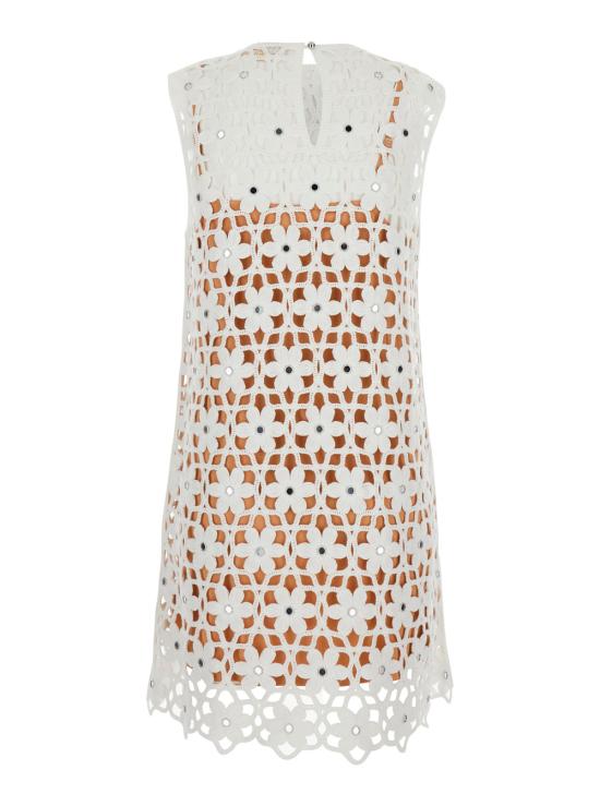 26SS 마이클 코어스 미디 원피스 MS683CWKNE100 White - MICHAEL KORS