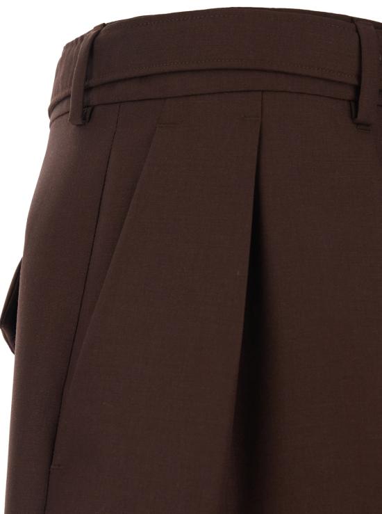 26SS 생로랑 숏팬츠 854459Y1N022019 Brown - SAINT LAURENT