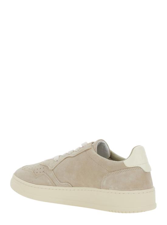 26SS 오트리 메달리스트 로우 스니커즈 AULMUH13SPONGEWHT Beige - AUTRY