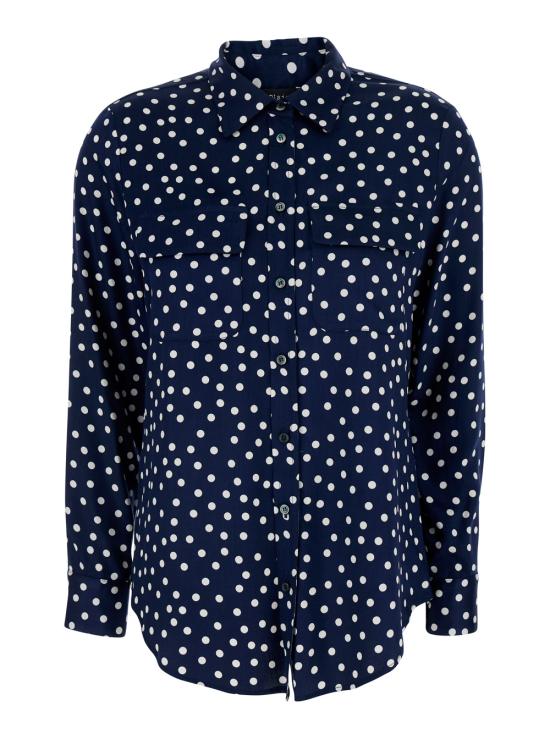 26SS 플레인 블라우스 13424412146 Blu