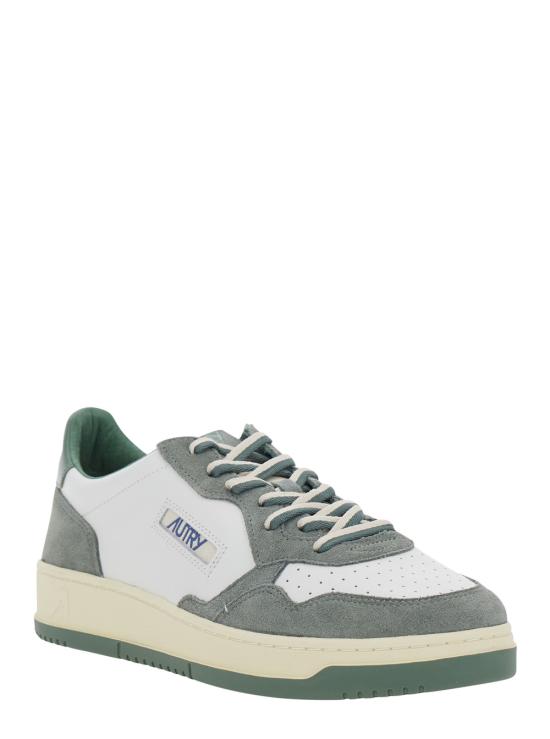 26SS 오트리 메달리스트 로우 스니커즈 AULMBW02WHTMILIT Green - AUTRY