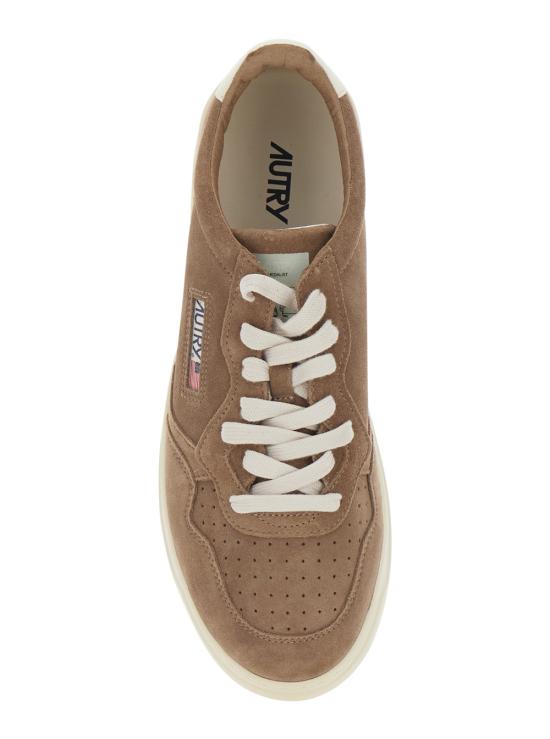 26SS 오트리 메달리스트 로우 스니커즈 AULMUH10CIGARWHT Brown - AUTRY