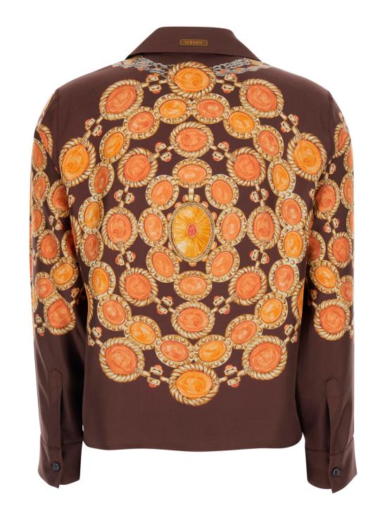 26SS 베르사체 블라우스 10242311A179525N940 Brown - VERSACE