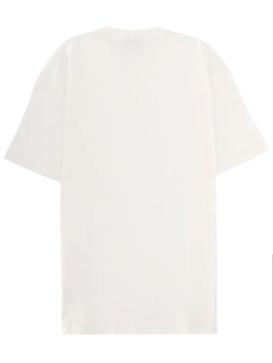  조르지오 아르마니 탑 로고 티셔츠 화이트 - GIORGIO ARMANI