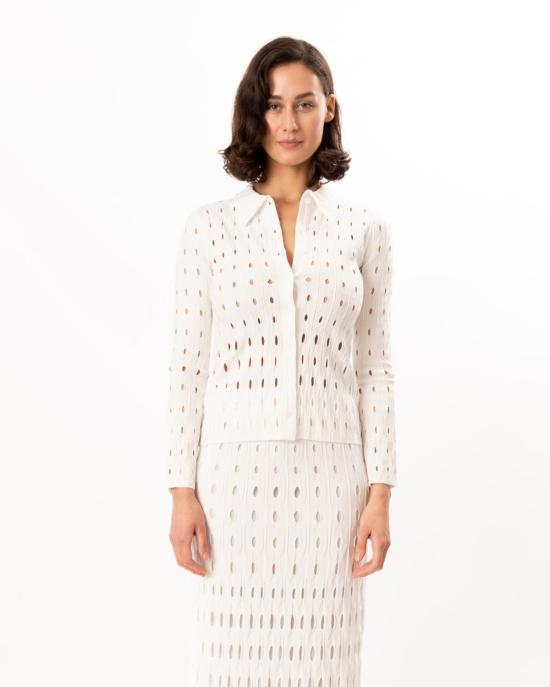  조나단 심카이 가디건 엘스워스 니트  아이보리