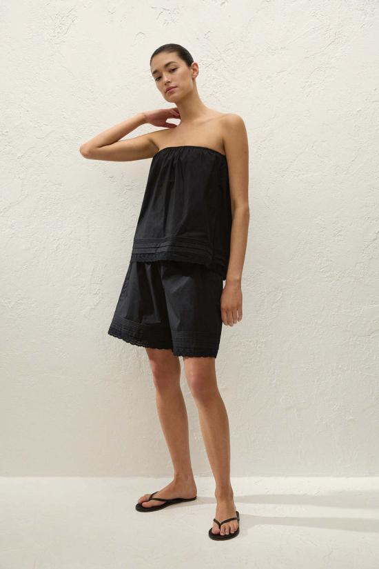  페이스풀더브랜드 숏팬츠 페이스풀 더 브랜드 필로메나 쇼츠 피오레 레이스 쇼츠 - FAITHFULL THE BRAND