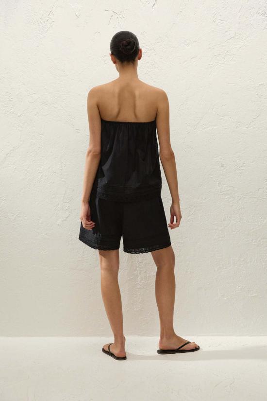  페이스풀더브랜드 숏팬츠 페이스풀 더 브랜드 필로메나 쇼츠 피오레 레이스 쇼츠 - FAITHFULL THE BRAND