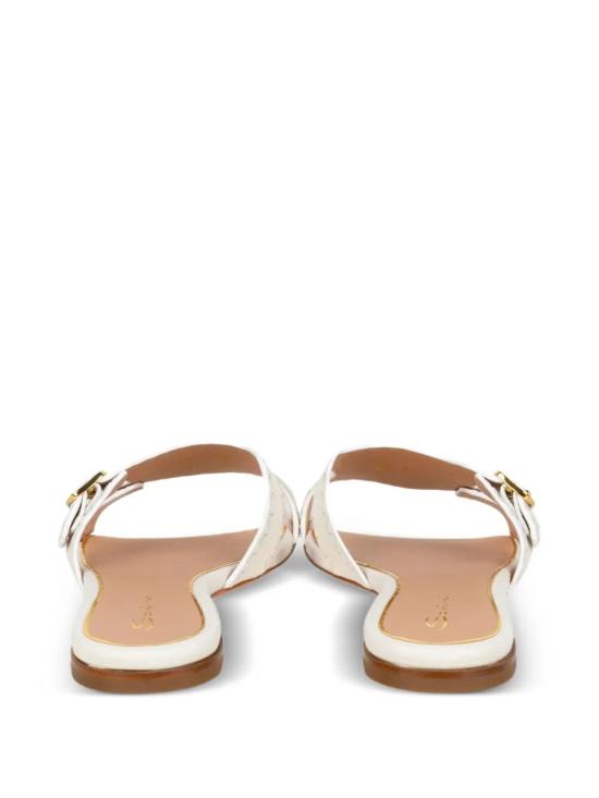 26SS 산토니 뮬/슬리퍼 WHPF72114HA1TWKA I48 WHITE - SANTONI