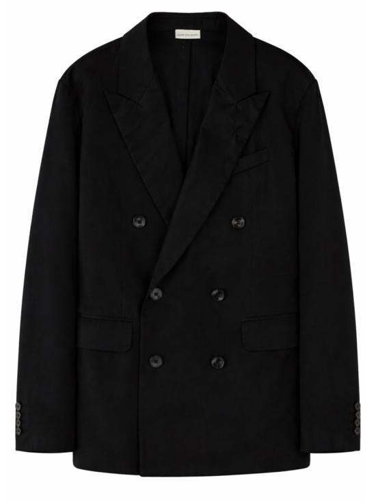 드리스 반 노튼 수트 자켓 Dries Van Noten 발토 블레이저 블랙
