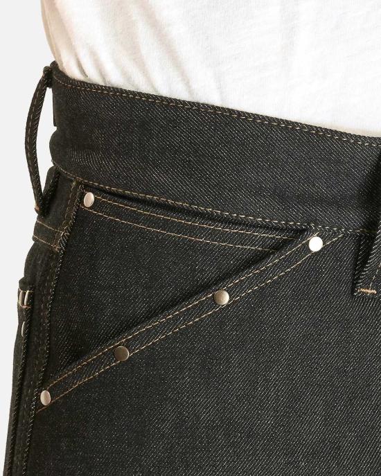  르메르 데님 팬츠 스터드 장식이 있는  와이드 팬츠 - LEMAIRE