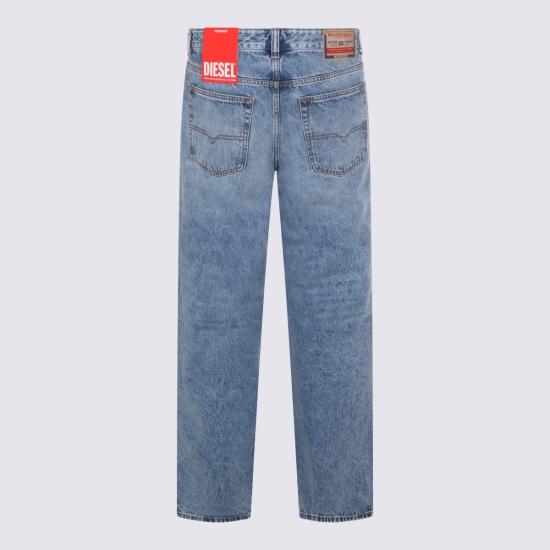  디젤 데님 팬츠 코튼 데님 진 블루 - DIESEL