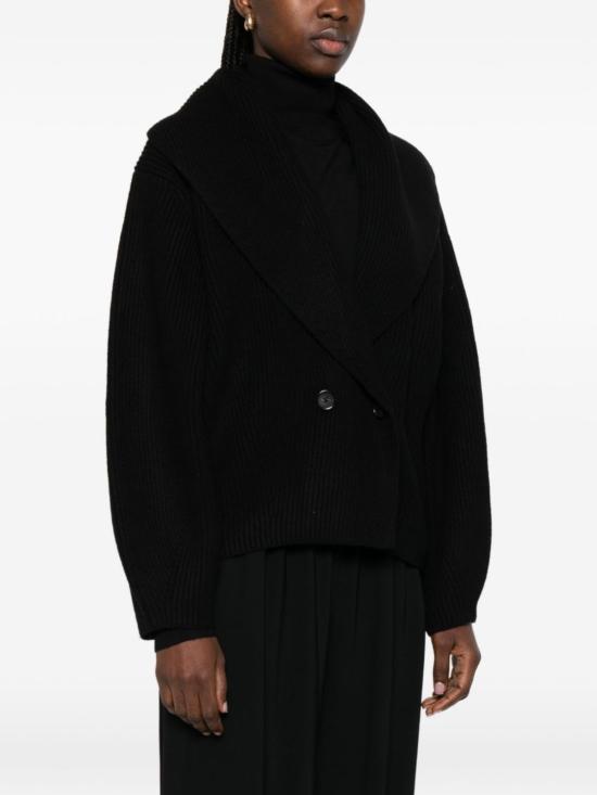  토템 가디건 울  블랙 - TOTEME