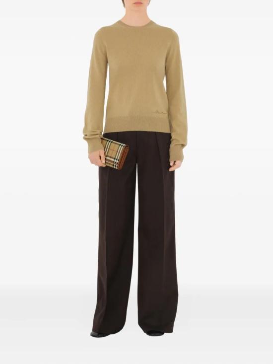 26SS 버버리 체크 체인 스트랩 월렛 8109798 A9534 VNTG CHK BRIAR BROWN - BURBERRY